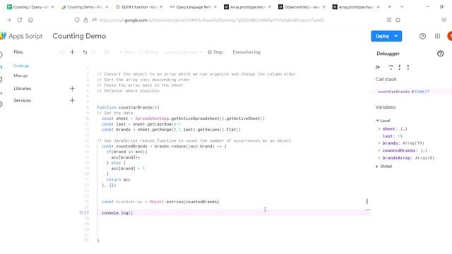 How To Count Occurrences With Google Apps Script смотреть онлайн