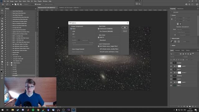 Astrophotography Processing In Photoshop смотреть онлайн