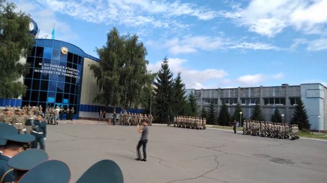 18-ый выпуск военной кафедры при СКГУ им. М.Козыбаева 18.08.2018 смотреть онлайн