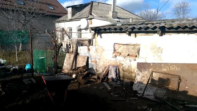 Ремонт сарая.