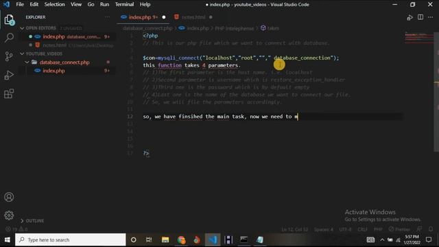Database connection with Php Tutorial#01 смотреть онлайн