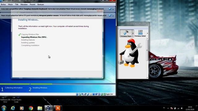 INSTALL WINDOWS 7 32 BIT DI VIRTUAL BOX | 100% WORKED смотреть онлайн