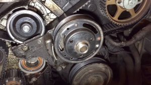 Замена помпы на Ауди А6 С5 2.8