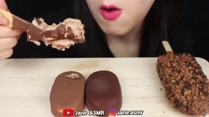 ASMR DARK CHOCOLATE ICE CREAM 다크 초콜릿 아이스크림 MUKBANG 먹방