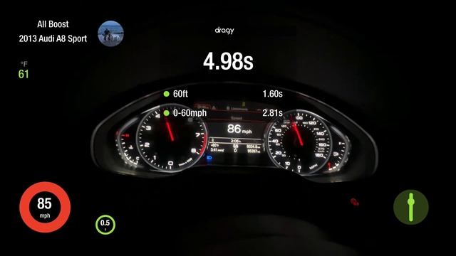 2013 Stock Turbo Audi A8 Runs 10.68@127.62 смотреть онлайн