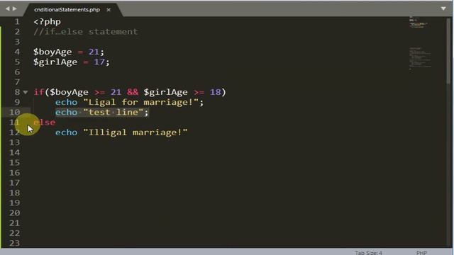 16. PHP Conditional Statements : if...else statement tutorial in Hindi / Urdu смотреть онлайн