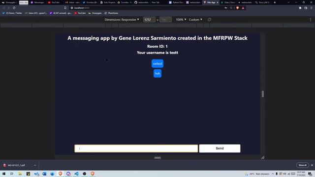 Creating login/register in MFRPW (MongoDB, FastAPI, React, Python, Websockets) Messaging app смотреть онлайн
