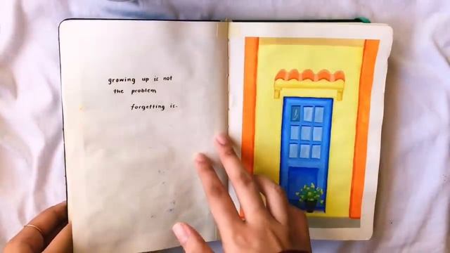 ? i painted for 100 days!!! (pt. 1) ? sketchbook tour смотреть онлайн