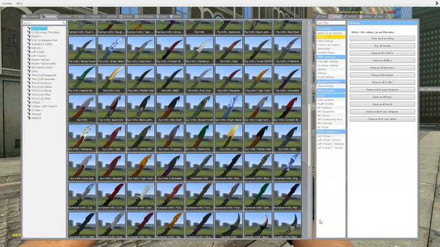Garry's Mod CSGO Knives SWEPs смотреть онлайн