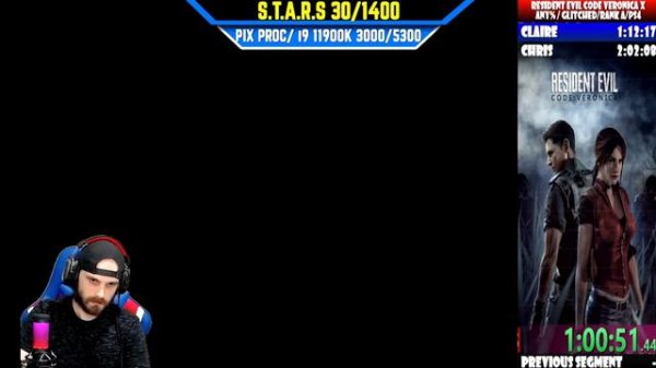 Resident Evil code veronica X speedrun/ps4 pro