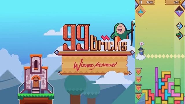99 Bricks Wizard Academy. Прохождение. №7. Магистр - Гравитрюки. смотреть онлайн
