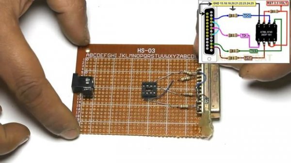 إصنع مبرمجة بنفسك سهلة وبدون تعقيد how to make spi flash programmer