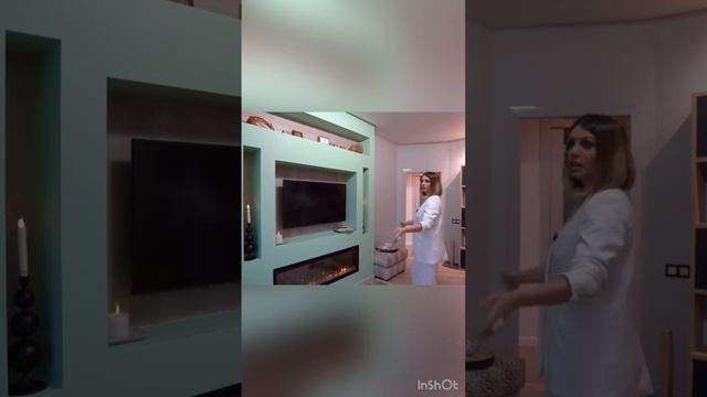 Спальня - гостиная в однокомнатной квартире. #дизайн #однушка #однокомнатная_квартира #интерьер смотреть онлайн