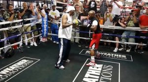 Флойд Мейвезер упражнение на лапах