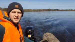 Обкатка лодочного мотора gladiator 9.9 pro. Весна 2023 открытие сезона.