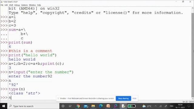 PYTHON INDENTATION | INPUT AND OUTPUT OPERATION | PYTHON TUTORIAL #3 смотреть онлайн