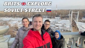 Brits show you Soviet / Sovetskaya Street, Orenburg Russia: Also ice drifting on the Ural River
