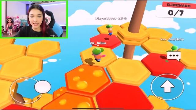 JOGUEI STUMBLE GUYS PELA PRIMEIRA VEZ (Stumble Guys) | Família Luluca смотреть онлайн