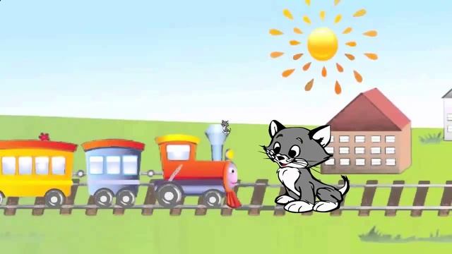 Слушать паровоз по рельсам мчится.Детские стихи про котят смотреть онлайн