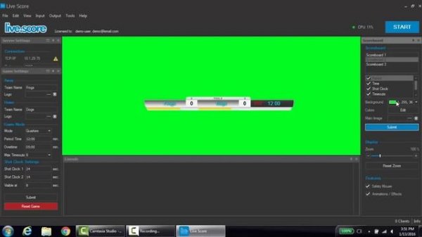 Live Score - Getting Started