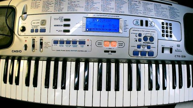 CASIO CTK-591 (DEMO songs) смотреть онлайн