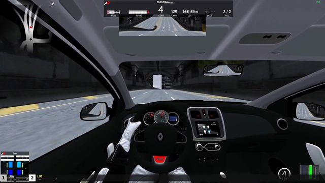 SANDERO RS - FUGA e PERSEGUIÇÃO Assetto Corsa #02 смотреть онлайн