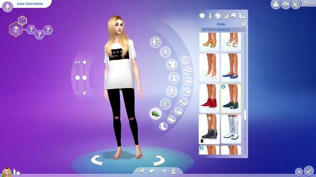 THE SIMS 4 Create A Sim Кара Делевинь/Cara Delevingne