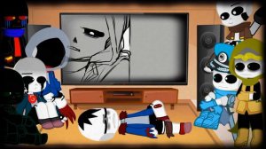 Sans AUS react to «The Bad guys» [Halloween video 🎃] (🇺🇲-🇧🇷)