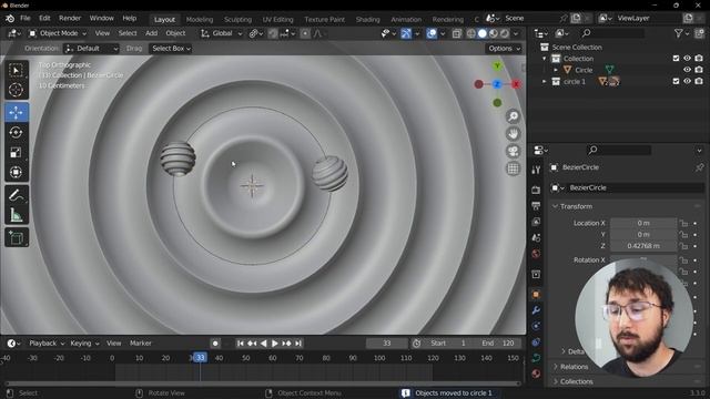 Create a Kinetic Animation in Blender 3.3 (Blender Tutorial) смотреть онлайн