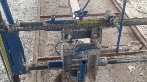 Угловая дисковая пилорама самодельная