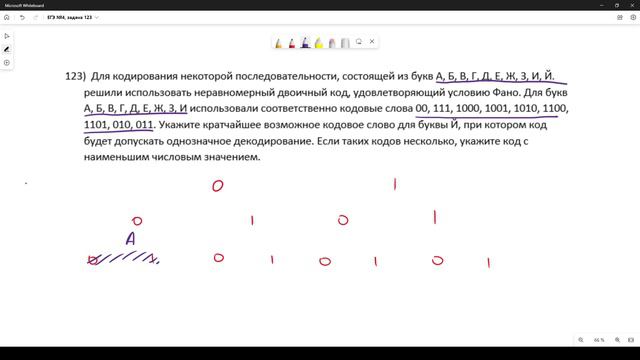 Решение ЕГЭ №4 по информатике | Сборник К. Ю. Полякова №123 смотреть онлайн