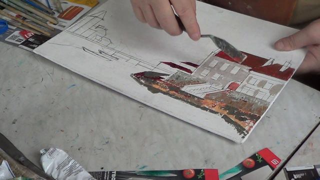 Живопись. Город на реке. 07.03.2022. смотреть онлайн