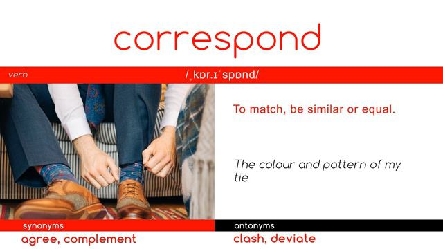 C O R R E S P O N D - 1 - WORD OF THE DAY - English - Meaning - Spelling - Synonyms and Antonym смотреть онлайн