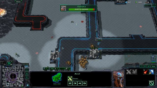 Kerrigan Survival - Dark templar, Classic base defense . StarCraft 2 / custom games смотреть онлайн