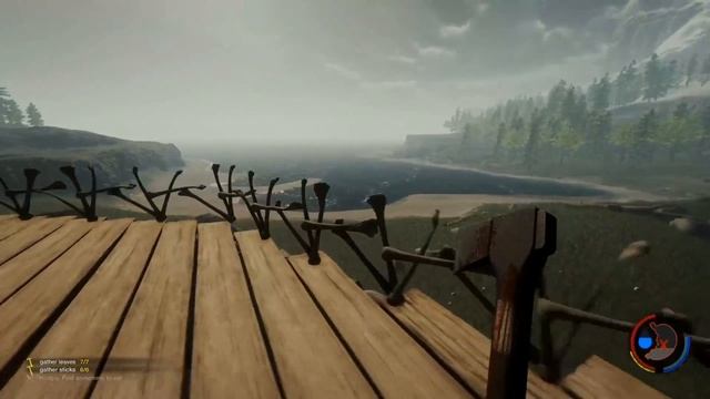 The Forest - battle base near sinkhole / Hardest place to build a base in The Forest game смотреть онлайн