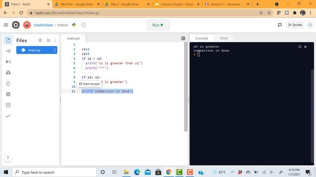 If-Elif-Else in Python смотреть онлайн