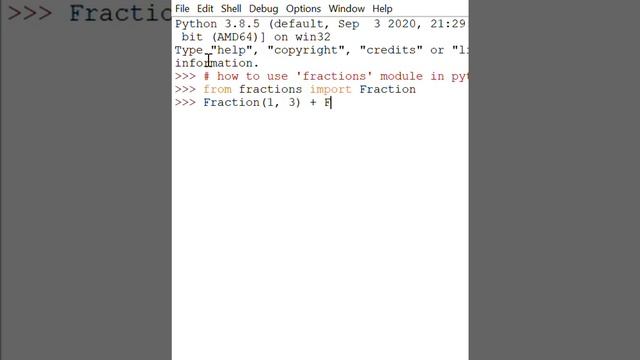 How to calculate fractions in python, super easy! смотреть онлайн
