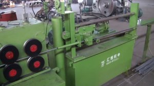 Протяжной станок для нарезки арматуры из бухты - 8 роликовый