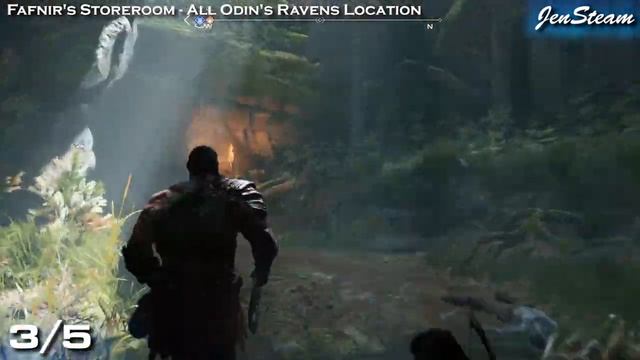 God of War All Odin's Ravens in Fafnir's Storeroom (Allfather Blinded Trophy Guide) смотреть онлайн