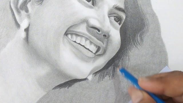 sai pallavi portrait pencil drawing смотреть онлайн