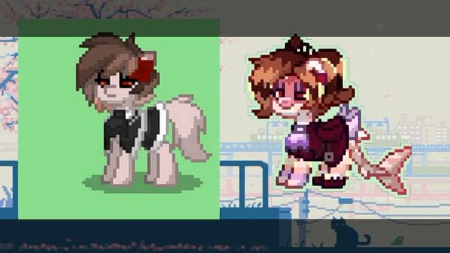 ПЕРЕДЕЛКА СТАРЫХ СКИНОВ || пони таун|| pony town || смотреть онлайн