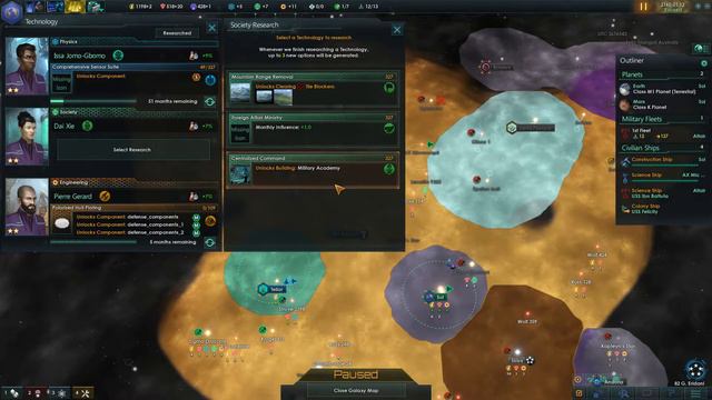 UNITED FEDERATION OF PLANETS- Stellaris Let's Play Ep 1 смотреть онлайн