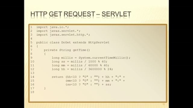 v02 Servlets: doGet() Example смотреть онлайн