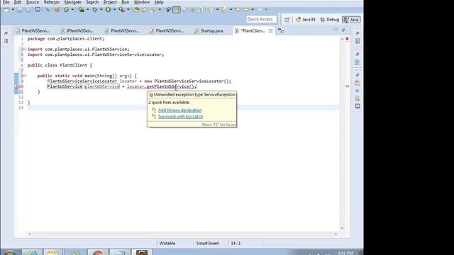 Create a simple web service client with WSDL in Eclipse смотреть онлайн
