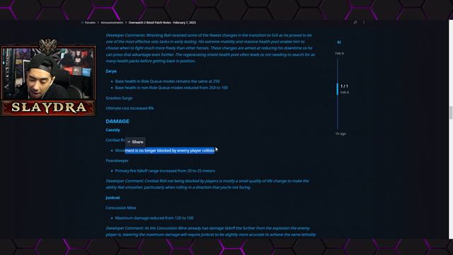 Season 3 OverWatch 2 Balance Notes Patch Buffs And Nerfs, Season 3 DATING SIM? #overwatch2