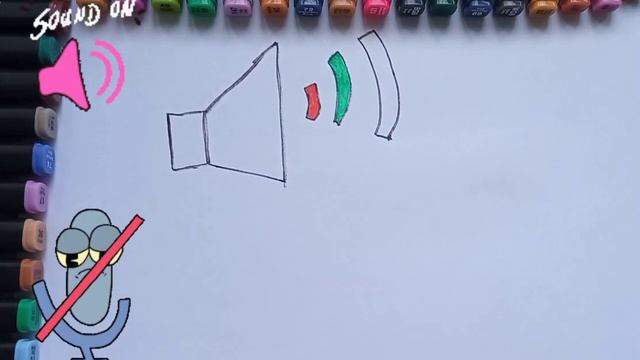 Drawing For Children Volume | Как можно нарисовать звук.
