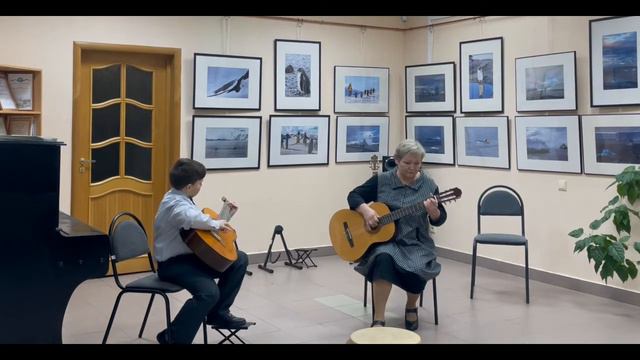 Алексей Рябов (3 класс) и преподаватель Опарина Светлана Анатольевна, исполнили «Этюд Александрова» смотреть онлайн