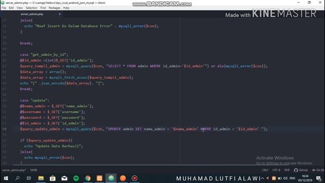 JSON pada php (admin, buku, dan anggota) смотреть онлайн