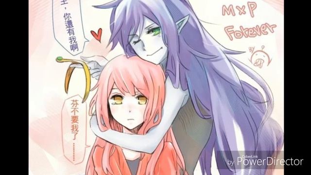 Marceline X Princess Bubble Gum  -Adventure Time-