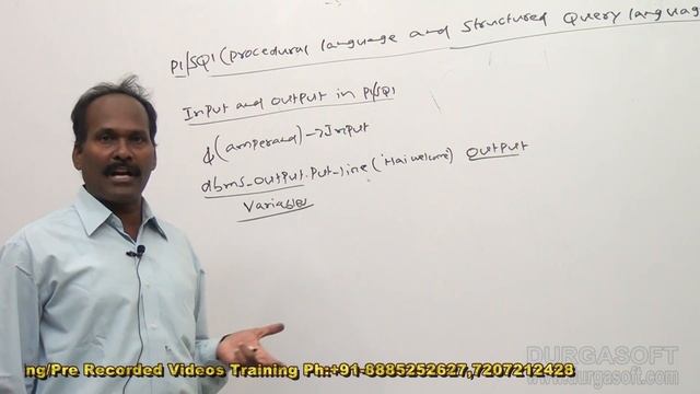 Oracle || PL/SQL Inputs and Output by Siva смотреть онлайн